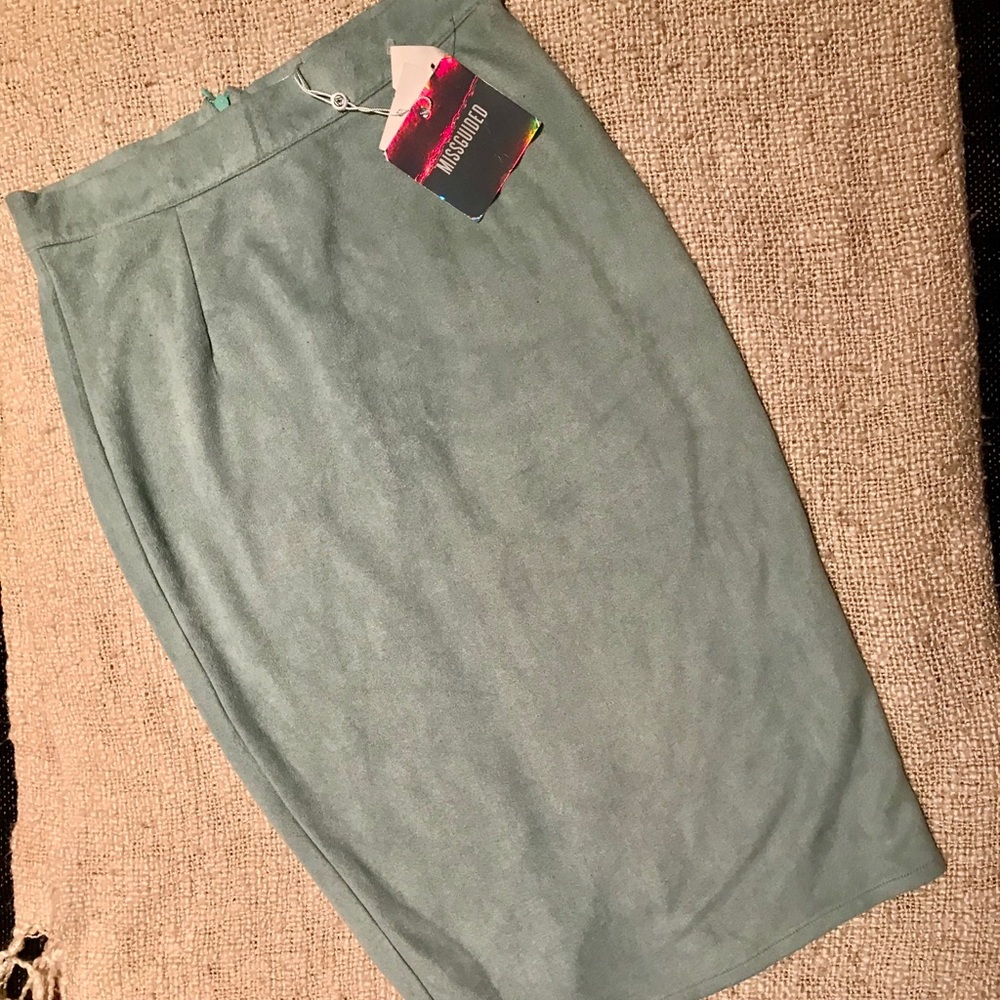 Aqua Missguided Pencil Skirt Size 4